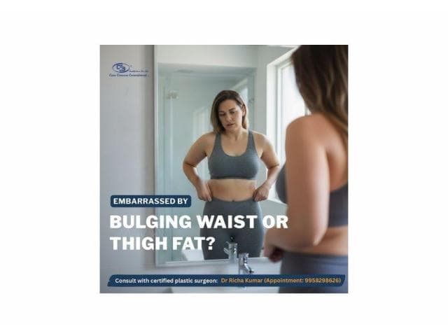 Embarrassed by Bulging Waist or Thigh Fat? Try Liposuction Treatment