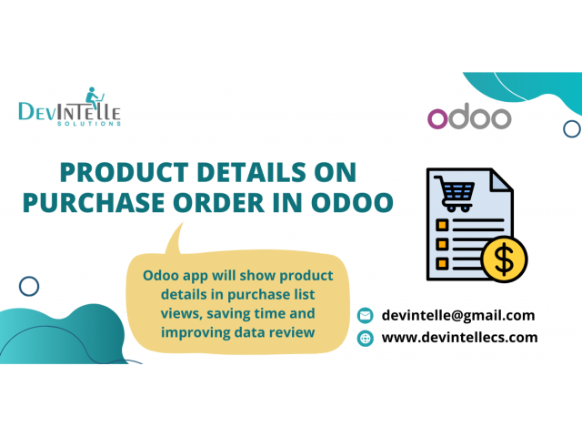 Product Details on Purchase Order in Odoo