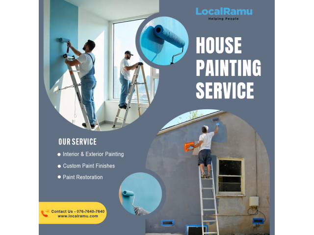 House Painting Service by LocalRamu Will Transform Your Home in Bangalore