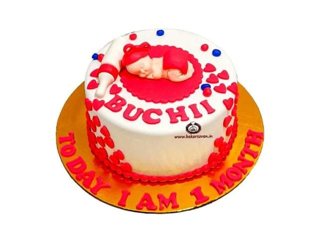 1 Month Birthday Cake to Celebrate Your Baby’s First Milestone