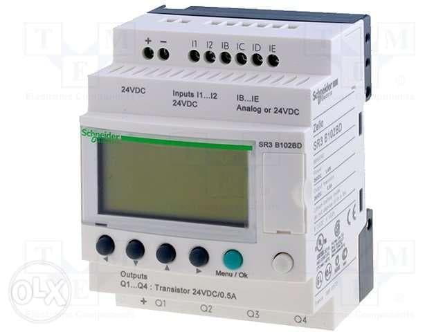 SCHNEIDER ELECTRIC SR3B102BD;10 I/O;24VDC;Zelio Logic;Transitor Out