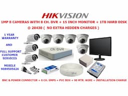 Hikvision 1MP Camera Full Set - Image 2
