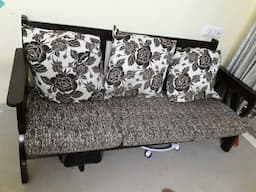 Wooden sofa - Image 1