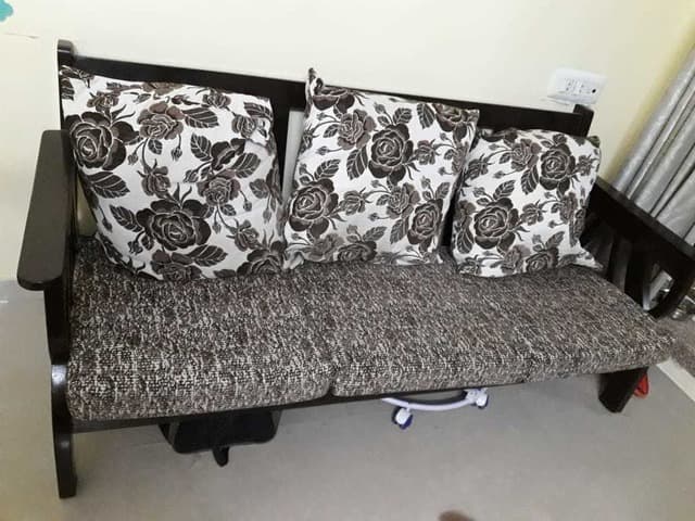 Wooden sofa