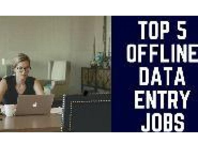 Offline Data Entry Jobs | Home Based Online Jobs