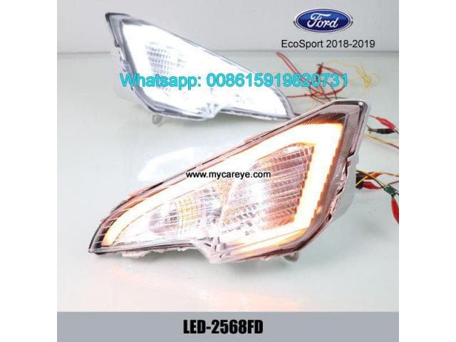 Ford EcoSport LED DRL day time running lights driving daylight