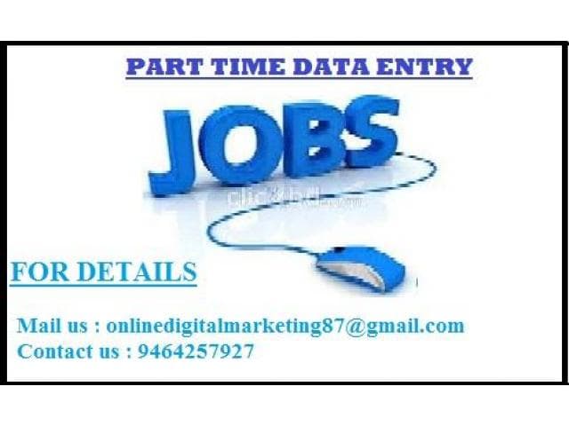 You Want Home based Part time Online, Offline Works.