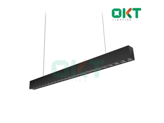 1200mm Black suspended linear led lighting fixture