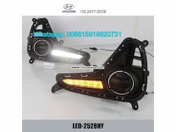 Hyundai i10 LED DRL day time running lights driving daylight - Image 1