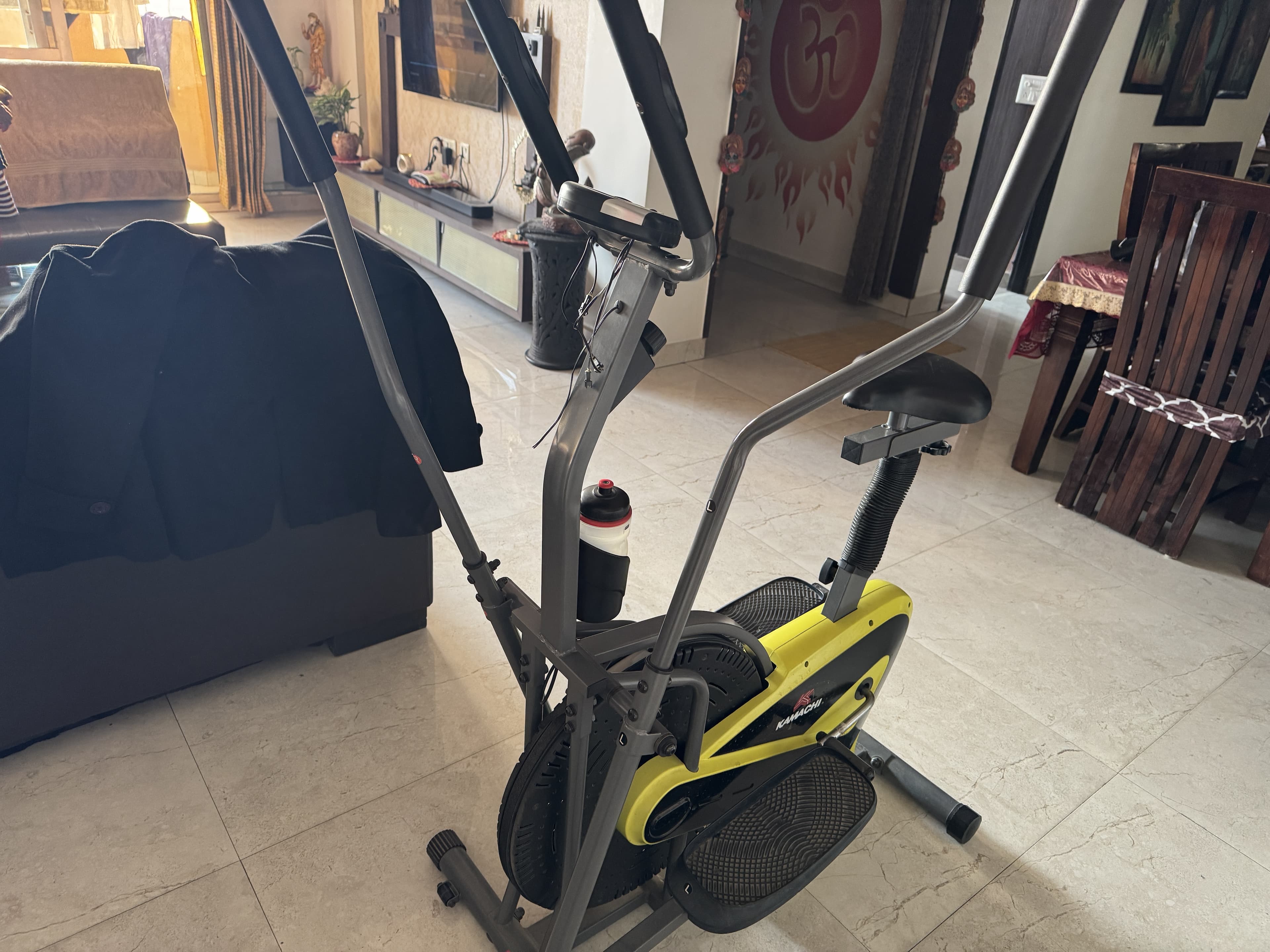 home gym kit: elliptical, tummy twister, tummy trimmer & accupuncture board